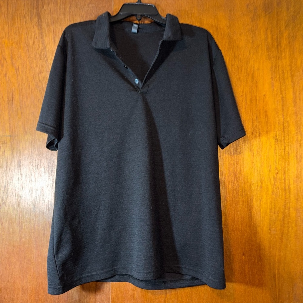 Men's Black Polo Shirt